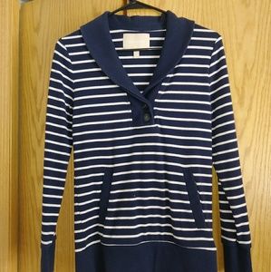 Banana Republic Navy Striped Sweater